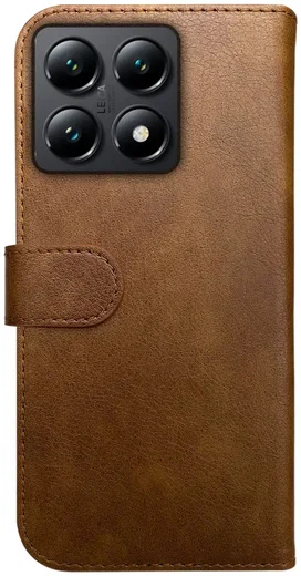 Rosso Element Xiaomi 14T Pro Hoesje Book Case Wallet Bruin afbeelding 2