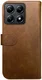 Rosso Element Xiaomi 14T Pro Hoesje Book Case Wallet Bruin afbeelding 2