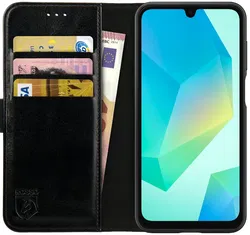 Rosso Element Samsung Galaxy A16 Hoesje Book Case Wallet Zwart afbeelding