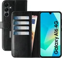 Rosso Element Samsung Galaxy A16 Hoesje Book Case Wallet Zwart