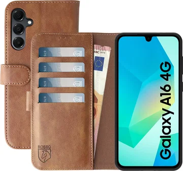 Rosso Element Samsung Galaxy A16 Hoesje Book Case Wallet Bruin