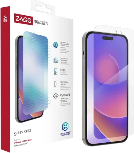 ZAGG InvisibleShield Glass XTR2 iPhone 14 Pro Max Screen Protector afbeelding 1