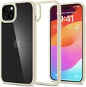 Spigen Crystal Hybrid Apple iPhone 15 Plus Hoesje Back Cover Transparant Beige