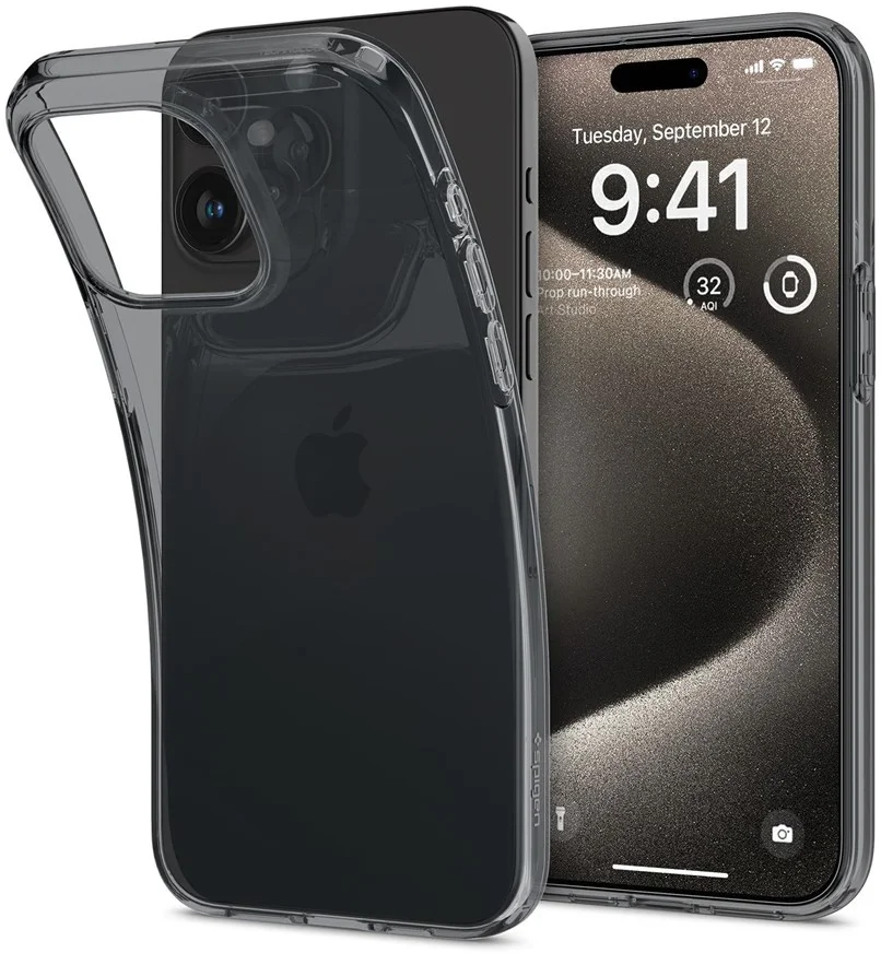 Spigen Crystal Flex Apple iPhone 15 Pro Max Hoesje Back Cover Space Crystal afbeelding 1