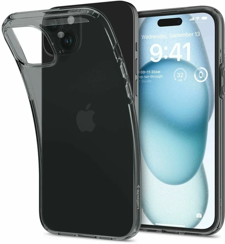 Spigen Crystal Flex Apple iPhone 15 Plus Hoesje Back Cover Space Crystal afbeelding 2