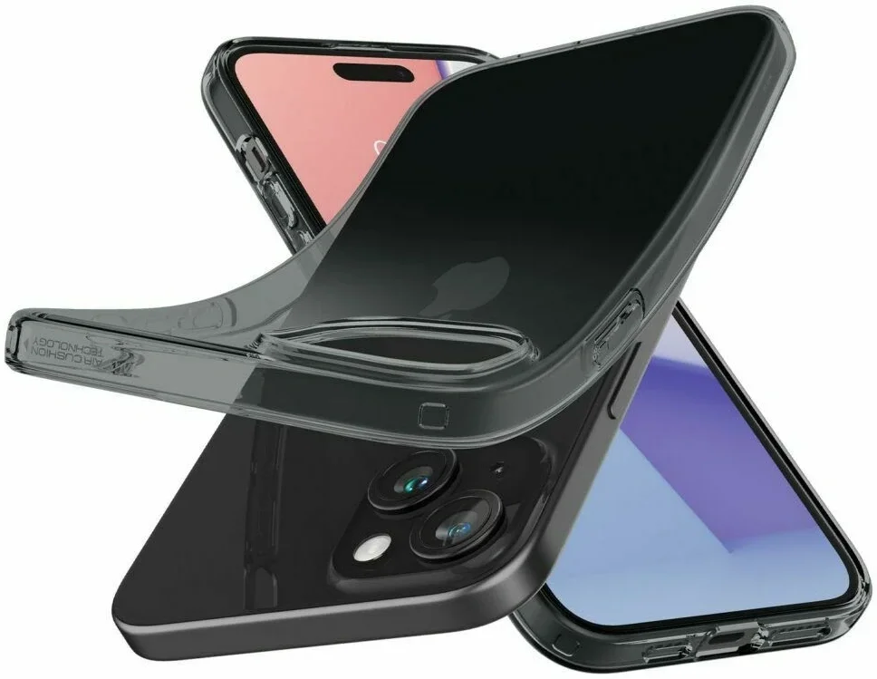 Spigen Crystal Flex Apple iPhone 15 Plus Hoesje Back Cover Space Crystal afbeelding 3