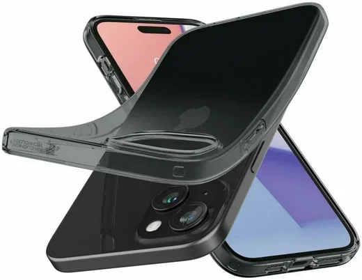 Spigen Crystal Flex Apple iPhone 15 Plus Hoesje Back Cover Space Crystal afbeelding 3