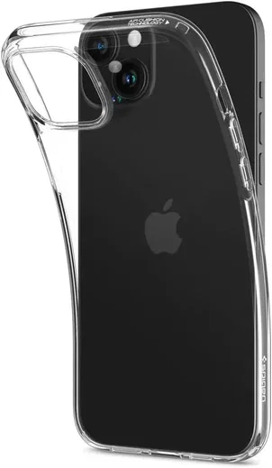 Spigen Crystal Flex Apple iPhone 15 Plus Hoesje Back Cover Transparant afbeelding 2