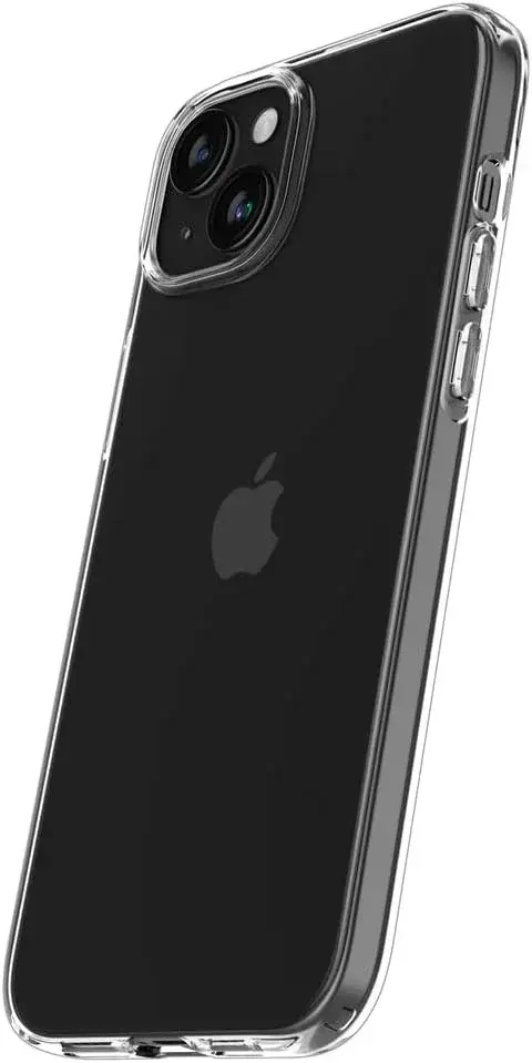 Spigen Crystal Flex Apple iPhone 15 Plus Hoesje Back Cover Transparant afbeelding 4