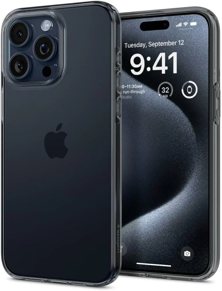 Spigen Crystal Flex Apple iPhone 15 Pro Hoesje Back Cover Space Crystal afbeelding 2