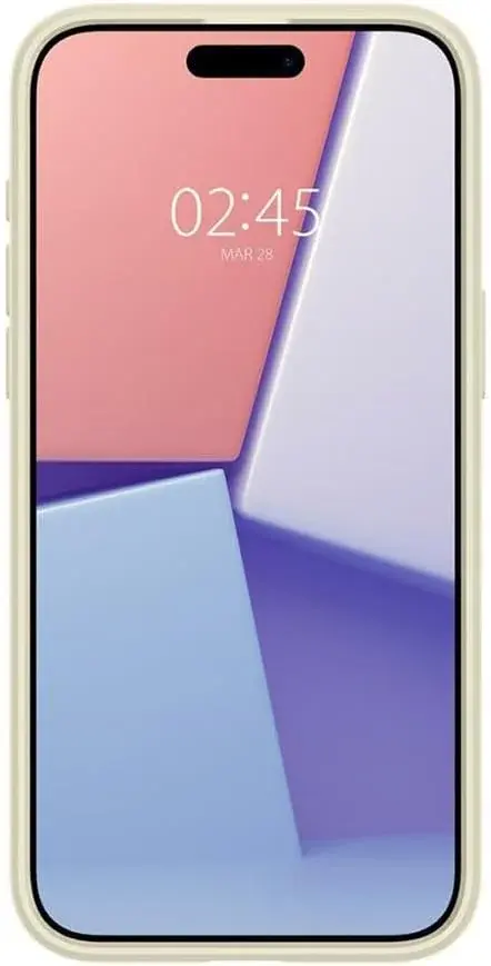 Spigen Crystal Hybrid iPhone 15 Pro Max Hoesje Back Cover Transparant Beige afbeelding 6