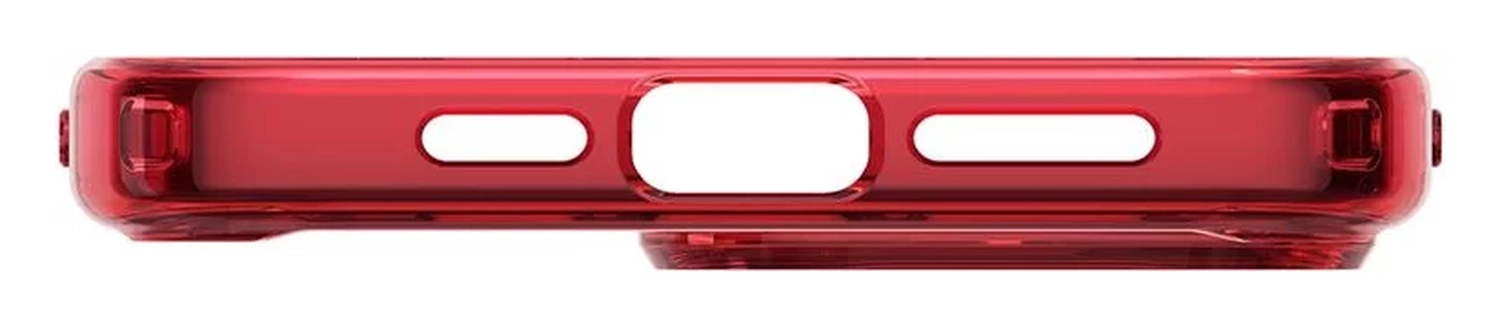 Spigen Ultra Hybrid Apple iPhone 15 Pro Max Hoesje Transparant Rood afbeelding 10