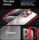 Spigen Ultra Hybrid Apple iPhone 15 Pro Max Hoesje Transparant Rood afbeelding 4