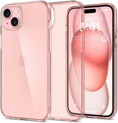 Spigen Crystal Flex Apple iPhone 15 Plus Hoesje Back Cover Rose Crystal afbeelding