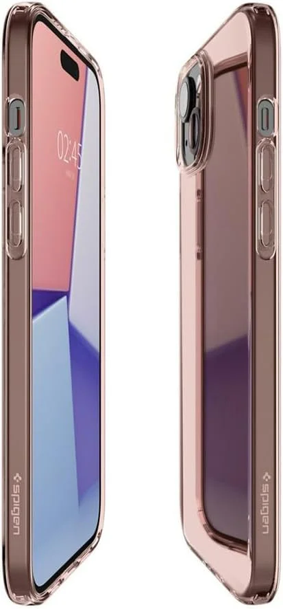 Spigen Crystal Flex Apple iPhone 15 Plus Hoesje Back Cover Rose Crystal afbeelding 5