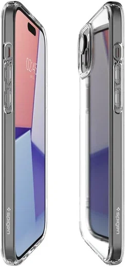Spigen Crystal Hybrid Apple iPhone 15 Plus Hoesje Back Cover Transparant afbeelding 4