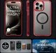 Spigen Ultra Hybrid MagSafe Apple iPhone 15 Pro Max Hoesje Rood afbeelding 8