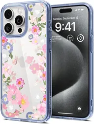 Spigen Ultra Hybrid Apple iPhone 15 Pro Hoesje Back Cover Blossom afbeelding