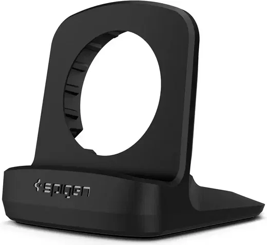 Spigen S353 Smartwatch Stand voor Galaxy Watch Oplader Zwart afbeelding 10