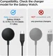Spigen S353 Smartwatch Stand voor Galaxy Watch Oplader Zwart afbeelding 3