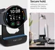 Spigen S353 Smartwatch Stand voor Galaxy Watch Oplader Zwart afbeelding 7