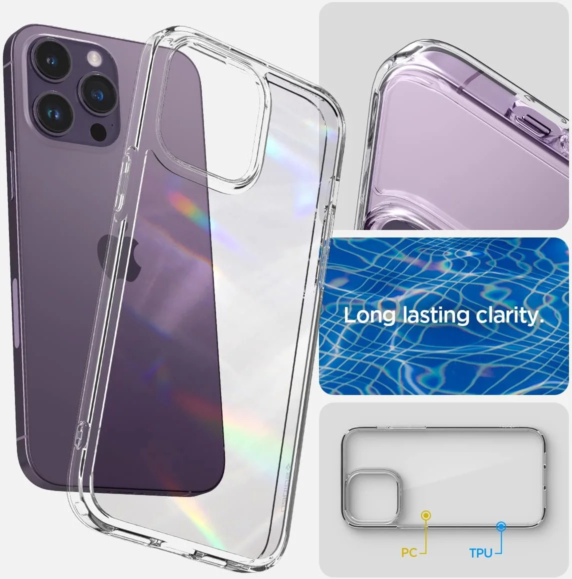 Spigen Ultra Hybrid Apple iPhone 14 Pro Max Hoesje Transparant afbeelding 4