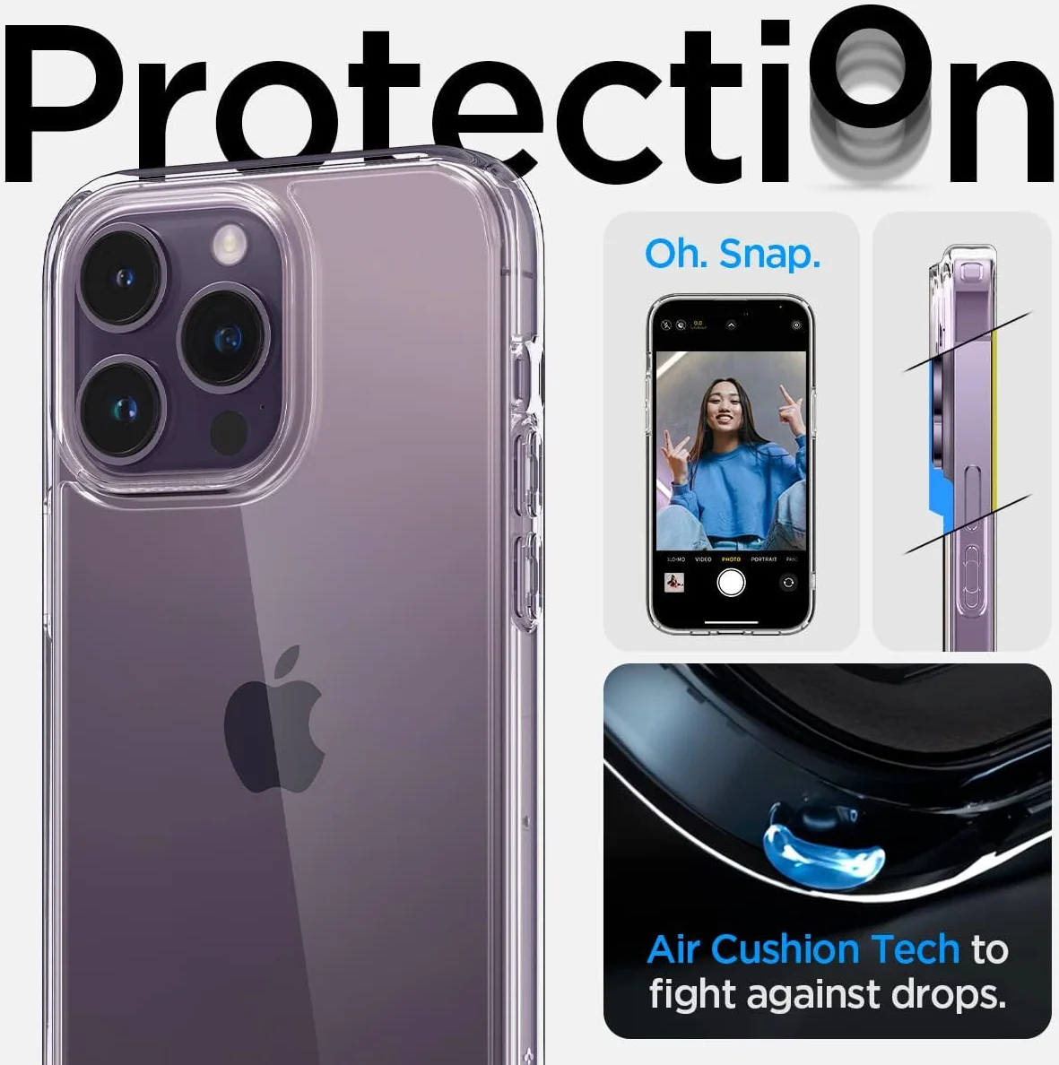 Spigen Ultra Hybrid Apple iPhone 14 Pro Max Hoesje Transparant afbeelding 5