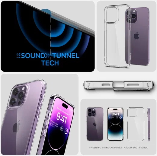 Spigen Ultra Hybrid Apple iPhone 14 Pro Max Hoesje Transparant afbeelding 7