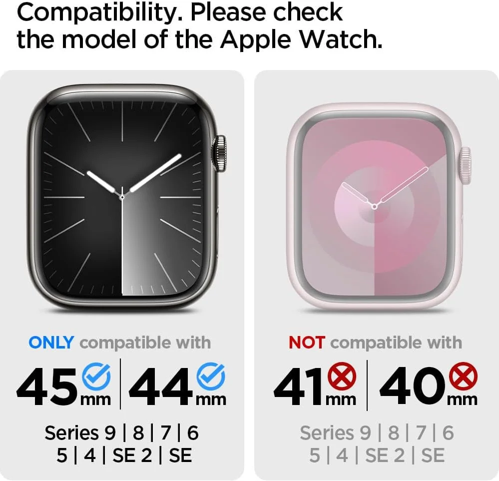 Spigen Rugged Armor - Apple Watch 45MM / 44MM Hoesje - Full Protect - Blauw afbeelding 3