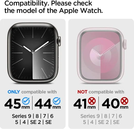 Spigen Rugged Armor - Apple Watch 45MM / 44MM Hoesje - Full Protect - Blauw afbeelding 3