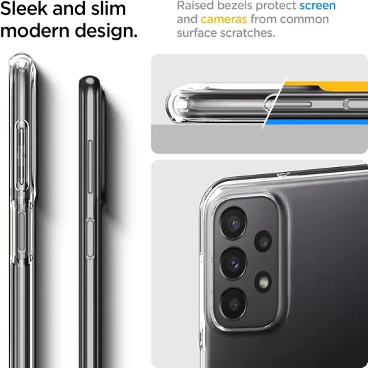 Spigen Liquid Crystal Samsung Galaxy A23 Hoesje Back Cover Transparant afbeelding 4