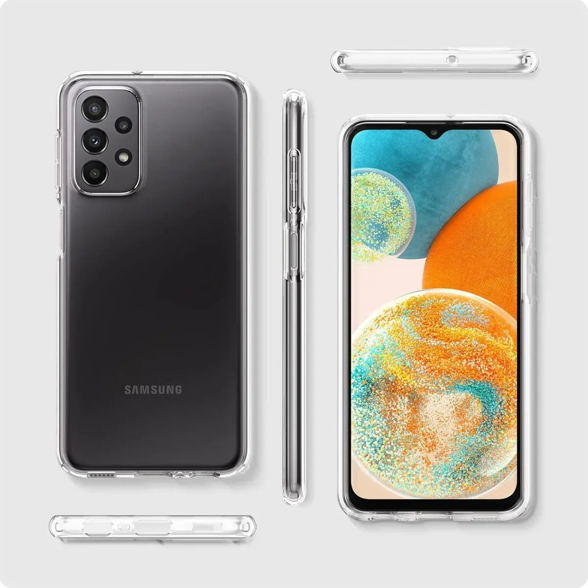 Spigen Liquid Crystal Samsung Galaxy A23 Hoesje Back Cover Transparant afbeelding 7