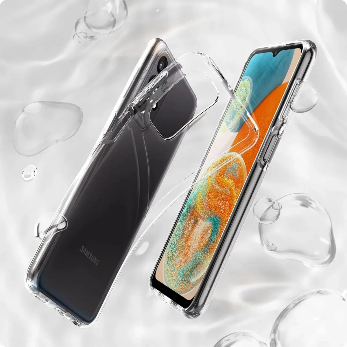 Spigen Liquid Crystal Samsung Galaxy A23 Hoesje Back Cover Transparant afbeelding 9