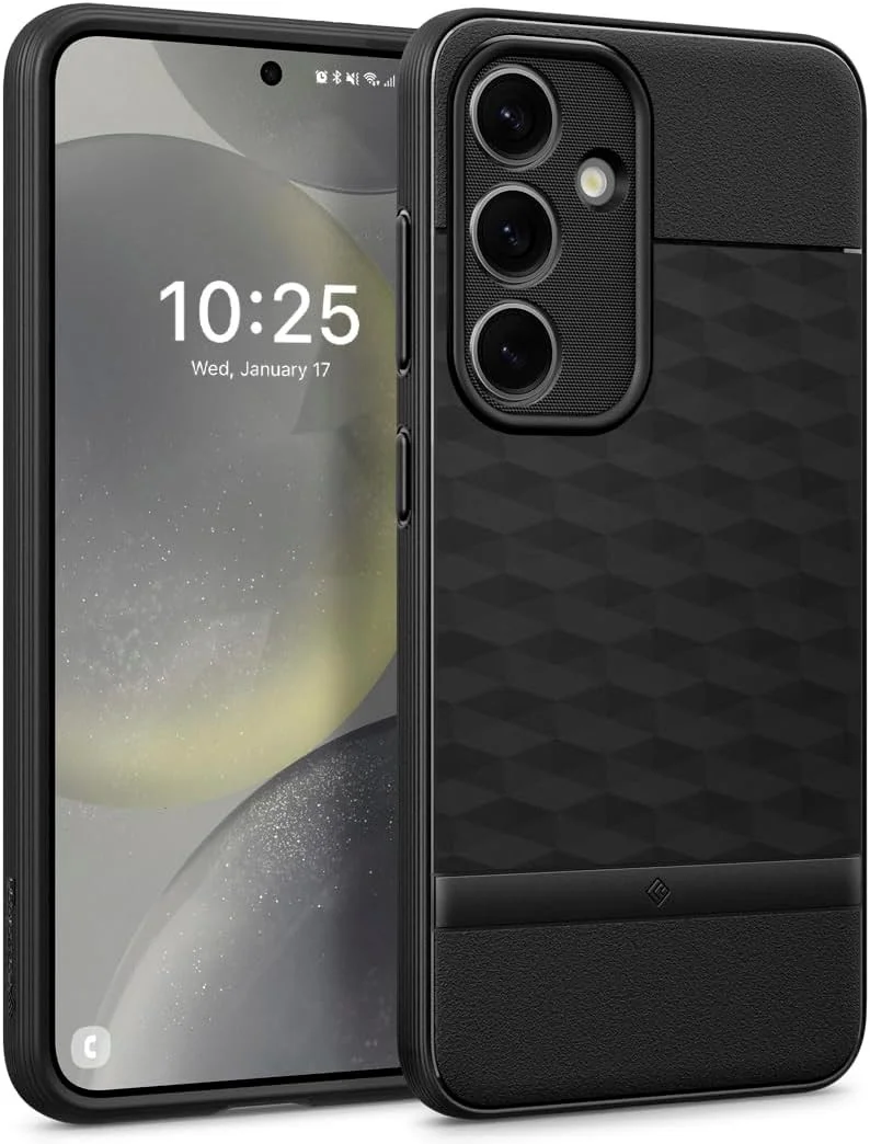 Caseology Parallax Samsung Galaxy S24 Plus Hoesje Back Cover Zwart afbeelding 1