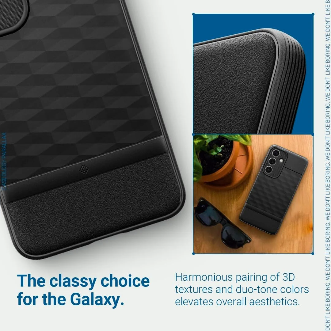 Caseology Parallax Samsung Galaxy S24 Plus Hoesje Back Cover Zwart afbeelding 4