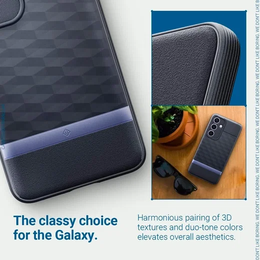 Caseology Parallax Samsung Galaxy S24 Hoesje Back Cover Navy Violet afbeelding 4