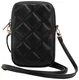 Guess Universeel Crossbody Telefoontasje - Schoudertas Zip Quilted 4G Zwart afbeelding 4
