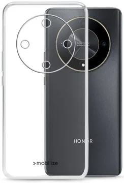 Mobilize Gelly Case Honor Magic6 Lite Hoesje TPU Back Cover Transparant