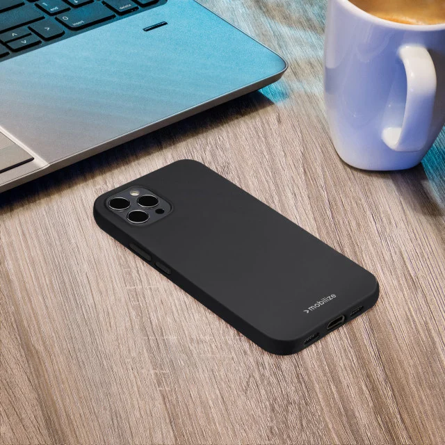 Mobilize Rubber Gelly Case Honor Magic6 Lite Hoesje TPU Back Cover Zwart afbeelding 3