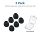 3 Pack Siliconen Vervangende Dopjes voor Oordopjes / Headsets Zwart Small afbeelding 4