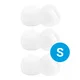 3 Pack Siliconen Vervangende Dopjes voor Oordopjes / Headsets Wit Small