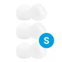 3 Pack Siliconen Vervangende Dopjes voor Oordopjes / Headsets Wit Small