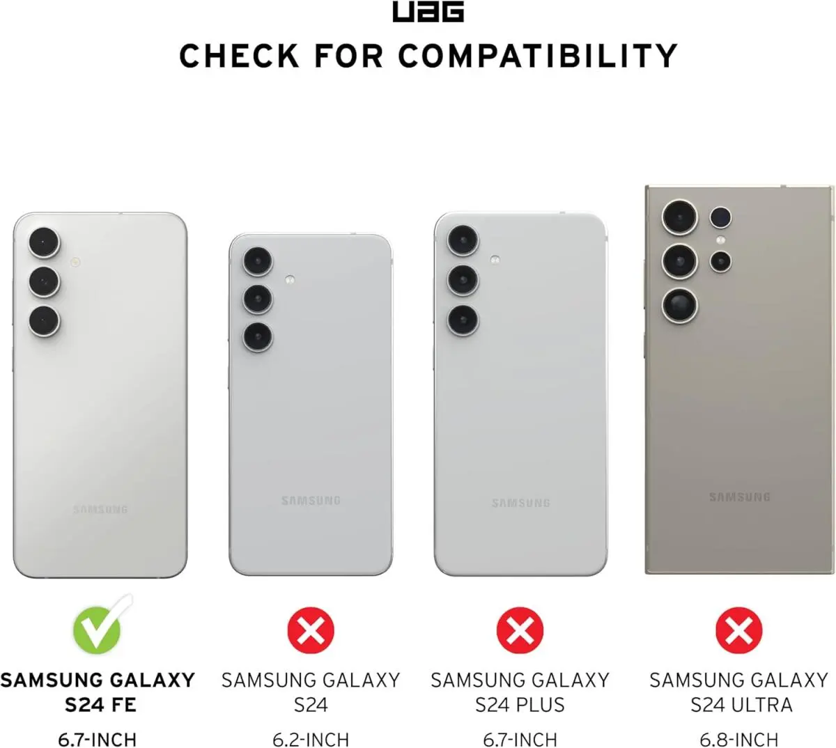 UAG Scout Samsung Galaxy S24 FE Hoesje Back Cover Mallard afbeelding 3