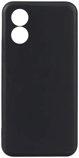 Oppo A18 / A38 Hoesje Dun TPU Back Cover Matte Zwart afbeelding 2