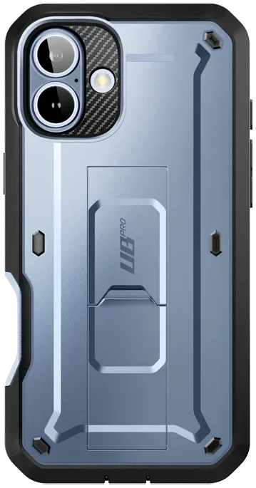 SUPCASE UB Pro Apple iPhone 16 Hoesje Full Protect Kickstand Blauw afbeelding 7