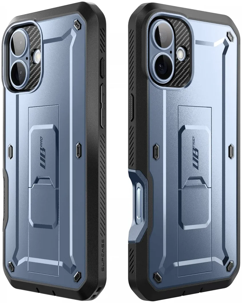 SUPCASE UB Pro Apple iPhone 16 Hoesje Full Protect Kickstand Blauw afbeelding 8