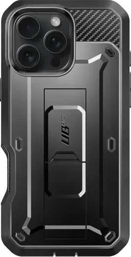 SUPCASE UB Pro Apple iPhone 16 Pro Hoesje Full Protect Kickstand Zwart afbeelding 2