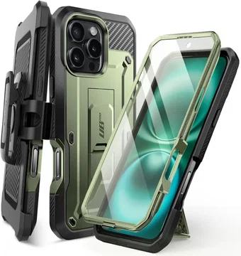 SUPCASE UB Pro Apple iPhone 16 Pro Hoesje Full Protect Kickstand Groen