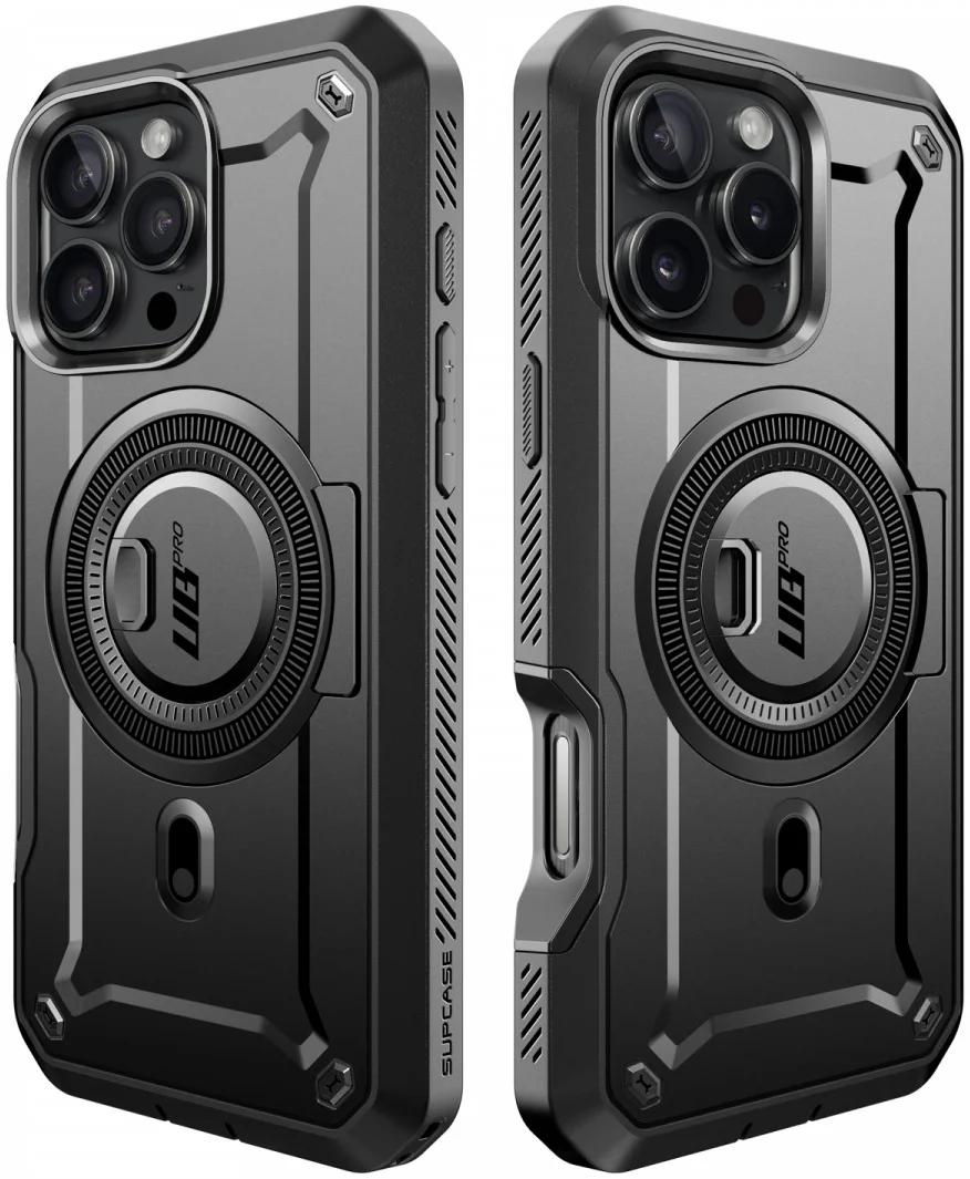 SUPCASE UB Mag Pro Apple iPhone 16 Pro Hoesje MagSafe Stand Zwart afbeelding 11