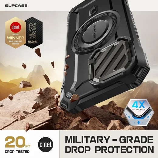 SUPCASE UB Pro MagXT Apple iPhone 16 Pro Hoesje Camera Protector Zwart afbeelding 5